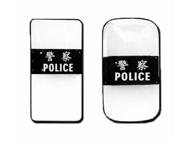 警用防暴头盔和法式防暴盾牌以及钢叉的参数标