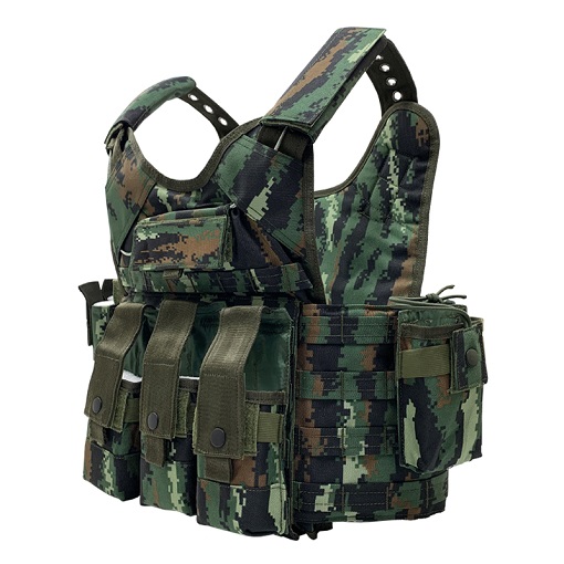 虎斑迷彩快拆防弹衣