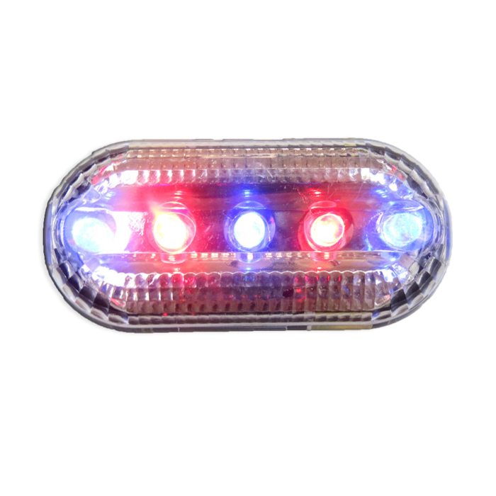 电池款红蓝肩灯